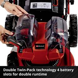 Einhell Professional GP-CM 36/47 S HW Li (4x4,0Ah) akumulátor Akumulátorová sekačka 4 000 mAh 18 V šířka sekání 47 cm