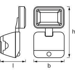 OSRAM HOMELIGHTING Battery LED Spotlight Sensor 4W 4000K IP54 Black 4099854497490 venkovní reflektor 4 W Barvy světla (LED svítidlo): neutrální bílá