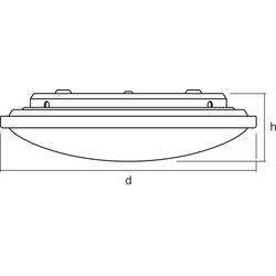 OSRAM HOMELIGHTING Orbis Click-CCT 310mm 14W 4099854446870 venkovní nástěnné LED osvětlení 15.00 W bílá