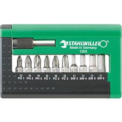 Stahlwille 1203 BIT-SET FUER ELEKTRONISCHE BOHRMASCHINEN 96080115 sada bitů, křížový PH, 1/4 (6,3 mm)
