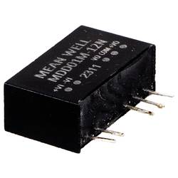 MEAN WELL MDD01N-12N DC/DC měnič napětí do DPS -12 V 0.042 A 2 W Počet výstupů: 2 x Obsah 1 ks