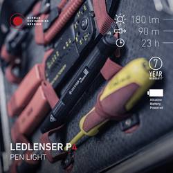 Ledlenser P4 kapesní svítilna, na baterii, 180 lm, 23 h