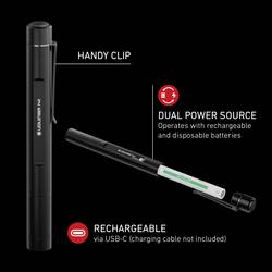 Ledlenser P4R 503099 kapesní svítilna napájeno akumulátorem, na baterii 300 lm 13 h
