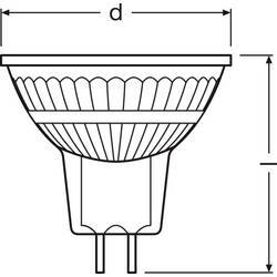 OSRAM HOMELIGHTING 4099854456855 LED reflektor Energetická třída (EEK2021) E (A - G) GU5.3 žárovka 2.2 W teplá bílá (Ø x v) 50.00 mm x 50.00 mm stmívatelná 1 ks