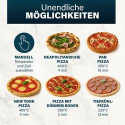 Princess Pro Max pec na pečení pizzy s kamenem na pečení pizzy