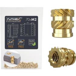 ruthex Závitová vložka Vhodné pro 3D tiskárnu: podporující PLA RX-M2x4 GE-M2x04-001