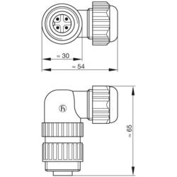 Hirschmann CA 3 W LS 934 128-100-1 kulatý faston, 1 ks