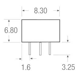 RECOM RNM-0505S DC/DC měnič napětí do DPS 5 V/DC 5 V/DC 200 mA 1 W Počet výstupů: 1 x Obsah 1 ks