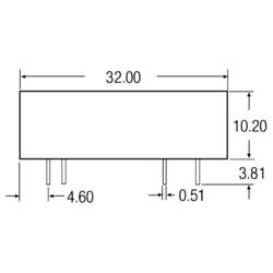 RECOM REC3-0515DR/H1 DC/DC měnič napětí do DPS 5 V/DC 15 V/DC, -15 V/DC 100 mA 3 W Počet výstupů: 2 x Obsah 1 ks