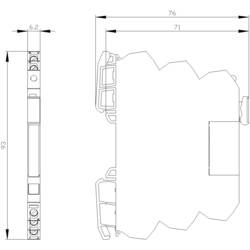 Siemens 3RQ3118-1AM00 výstupní propojovací člen 1 přepínací kontakt 5 ks