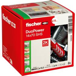 Fischer 538259 DUOPOWER 14x70 S LD 2komponentní hmoždinka 70 mm 14 mm 10 ks