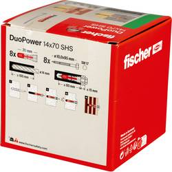 Fischer 538259 DUOPOWER 14x70 S LD 2komponentní hmoždinka 70 mm 14 mm 10 ks