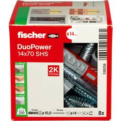 Fischer 538259 DUOPOWER 14x70 S LD 2komponentní hmoždinka 70 mm 14 mm 10 ks