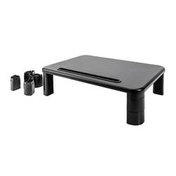 Digitus DA-90458 podstavec pod monitor Rozsah výšky: 71 do 145 mm černá