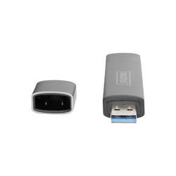 Digitus DA-70886 externí čtečka paměťových karet / hub USB 3.0, USB-A, USB-C® šedá