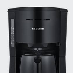 Severin KA 9306 kávovar černá připraví šálků najednou=8 termoska, s funkcí filtrování kávy
