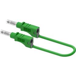 Electro PJP 2210/600V-CD1-100V měřicí kabel zásuvkový konektor 4 mm 100 cm zelená 1 ks