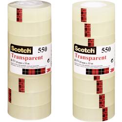 Scotch 5501933 5501933 lepicí páska Scotch® 550 transparentní (d x š) 33 m x 19 mm 8 ks