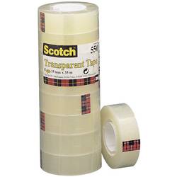 Scotch 5501933 5501933 lepicí páska Scotch® 550 transparentní (d x š) 33 m x 19 mm 8 ks