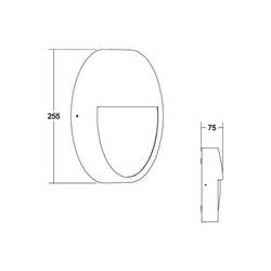 Brumberg 10037173 10037173 LED nástěnné světlo LED bílá