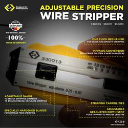 C.K 330011 kleště pro odizolování Vhodné pro odizolovací kleště PVC vodiče , PTFE vodiče 0.30 do 1.00 mm PVC Vhodné pro značku (kleště) C.k