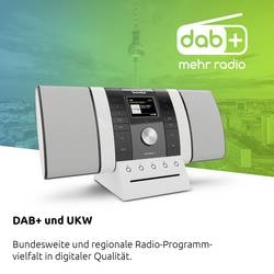 TechniSat MULTYRADIO 4.0 SE, schwarz/weiß 0001/3983 internetové stolní rádio, DAB+, FM, USB, CD, FM, DAB+, internet, Bluetooth, Wi-Fi, MP3, vč. dálkového