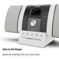 TechniSat MULTYRADIO 4.0 SE, schwarz/weiß 0001/3983 internetové stolní rádio, DAB+, FM, USB, CD, FM, DAB+, internet, Bluetooth, Wi-Fi, MP3, vč. dálkového