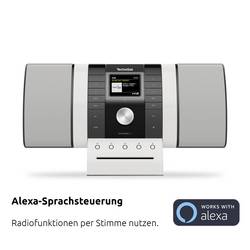TechniSat MULTYRADIO 4.0 SE, schwarz/weiß 0001/3983 internetové stolní rádio, DAB+, FM, USB, CD, FM, DAB+, internet, Bluetooth, Wi-Fi, MP3, vč. dálkového