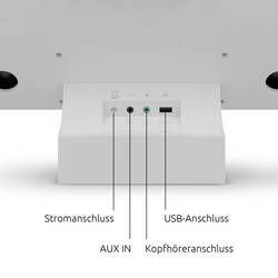 TechniSat MULTYRADIO 4.0 SE, schwarz/weiß 0001/3983 internetové stolní rádio, DAB+, FM, USB, CD, FM, DAB+, internet, Bluetooth, Wi-Fi, MP3, vč. dálkového