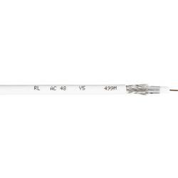 Interkabel AC 48-1 koaxiální kabel, vnější Ø: 6.90 mm, 75 Ω, 100 dB, bílá, metrové zboží