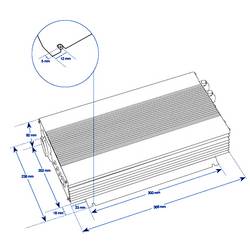Mascot Battery měnič napětí 9988, 1500 W, 12 V/DC -> 230 V/AC
