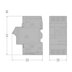 Schneider Electric GV2ME02A ochranné relé motoru 1 ks (š x v x h) 45 x 101 x 78.5 mm