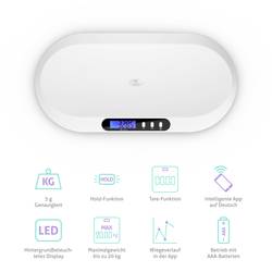 truelife B5 BT Dětská váha TLBSB5BT digitální Max. váživost=20 kg bílá s Bluetooth