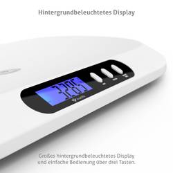 truelife B5 BT Dětská váha TLBSB5BT digitální Max. váživost=20 kg bílá s Bluetooth