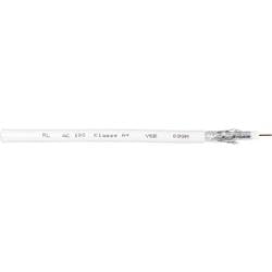 Interkabel AC 100-25 koaxiální kabel, vnější Ø: 6.90 mm, 75 Ω, 120 dB, bílá, 25 m