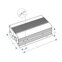 Mascot Battery měnič napětí 2285, 300 W, 24 V/DC -> 230 V/AC