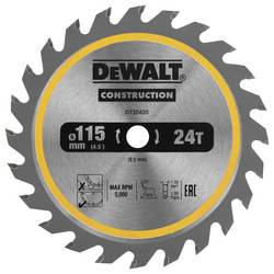 DEWALT DT20420-QZ DT20420-QZ pilový kotouč 115 mm 1 ks
