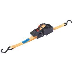 TOOLCRAFT TO-8689776 samonavíjecí upínací popruh Přivazovací únosnost napřímo (LC)=100 daN (d x š) 2 m x 18 mm upínací zámek EN 12195-2