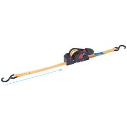 TOOLCRAFT TO-8689776 samonavíjecí upínací popruh Přivazovací únosnost napřímo (LC)=100 daN (d x š) 2 m x 18 mm upínací zámek EN 12195-2