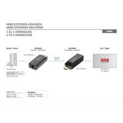 Digitus DS-55203 HDMI™ extender (prodloužení) přes síťový kabel RJ45 50 m