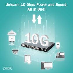 Digitus DN-95117 PoE injektor 1 GBit/s IEEE 802.3af (12.95 W), IEEE 802.3at (25.5 W)