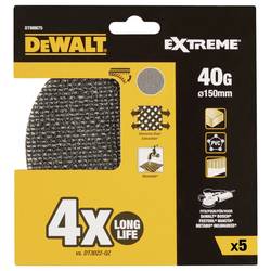 DEWALT DTM8675-QZ Brusná mřížka s otvory Zrnitost 40 (Ø) 150 mm 5 ks