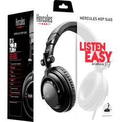 Hercules HDP DJ45 sluchátka uzavřená (Over Ear) kabelová černá složitelná DJ