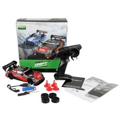 Amewi Drift Racing Car 1:24 RC model auta elektrický, sportovní auto, 4WD (4x4), vč. akumulátorů a kabelu k nabíjení, se světelným efektem, 21112