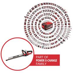 Einhell Power X-Change ARCURRA 18/55 akumulátor nůžky na živý plot bez nabíječky, bez akumulátoru 18 V Li-Ion 620 mm
