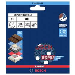 Bosch Accessories 2608902400 brusný kotouč Průměr 125 mm Zrnitost=80 6 ks
