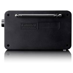 Lenco PDR-033BK A005659 přenosné rádio, DAB+, FM, černá