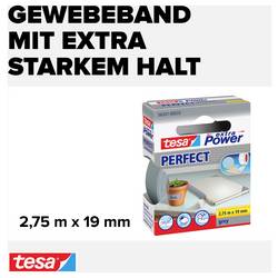 tesa PERFECT 56341-00033-03 páska se skelným vláknem tesa® Extra Power šedá (d x š) 2.75 m x 19 mm 1 ks