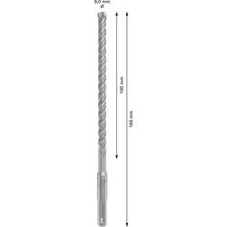Bosch Accessories 2608836617 2608836617 wolfram-karbid příklepový vrták 9.5 mm Celková délka 160 mm SDS plus 1 ks