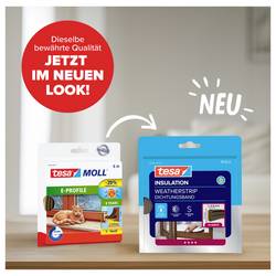 tesa E-PROFILE 05463-00121-00 těsnicí páska tesaMOLL® hnědá (d x š) 6 m x 9 mm 1 ks